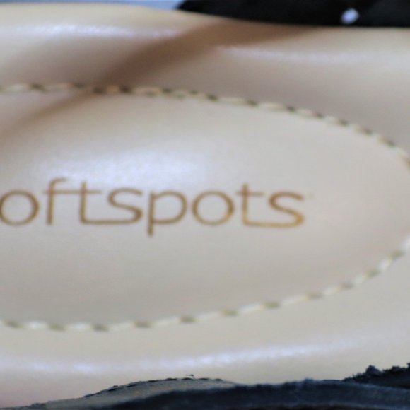 SOFTSPOTS WOMEN'S TELA SLING SANDALS NAVY 8D (W) - Picture 5 of 5